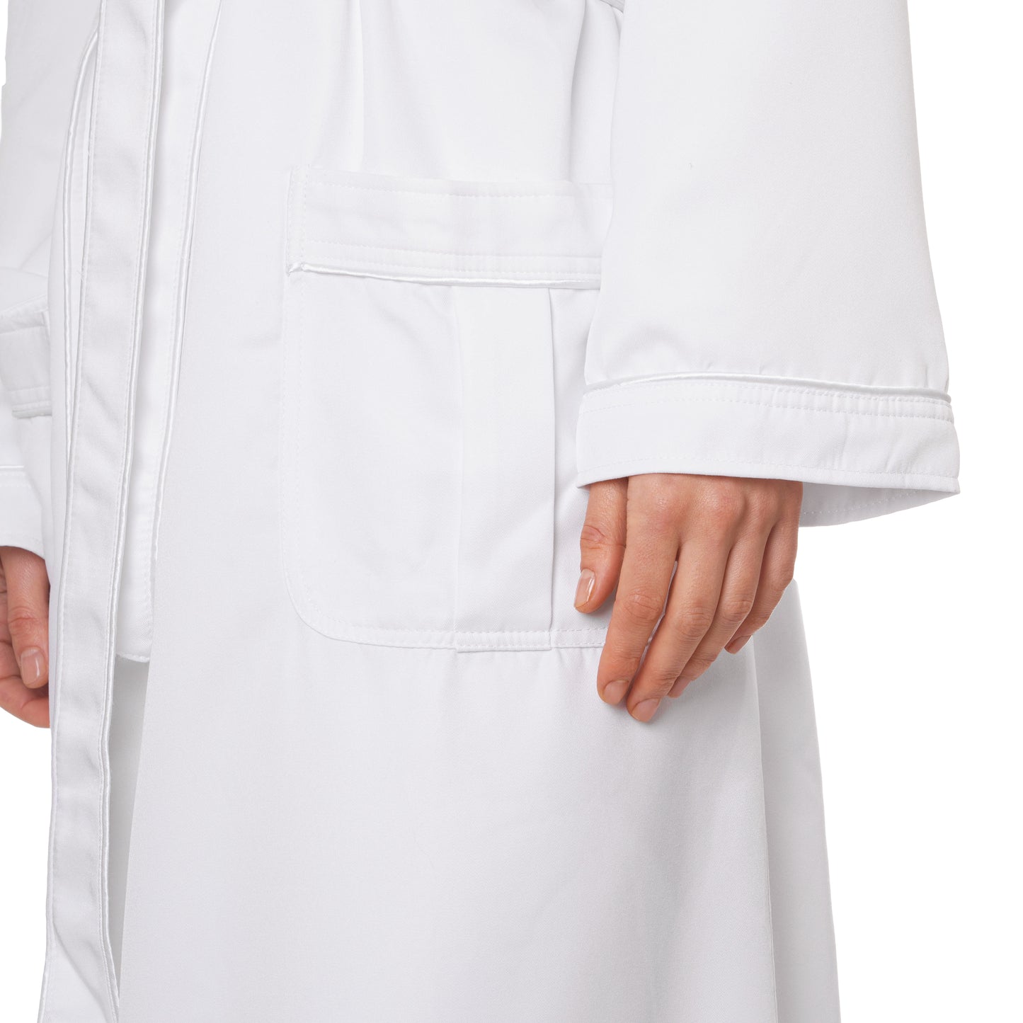 Kissing Frogs Unisex Robe (White)