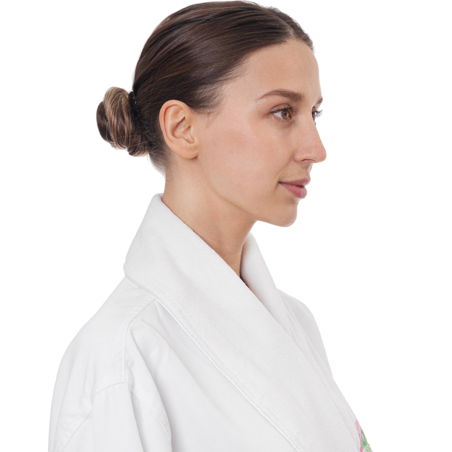 Kissing Frogs Unisex Robe (White)