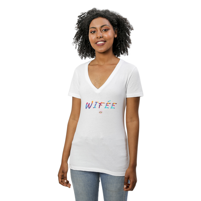 Women's Short Sleeve V-Neck T-Shirt